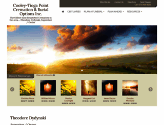 tiogapointcremation.com screenshot