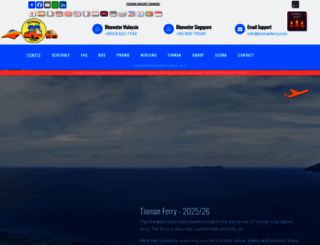 tiomanferry.com screenshot