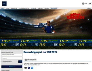 tippspiel.wa.de screenshot