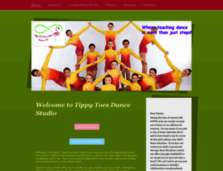 tippytoesdancestudio.com screenshot