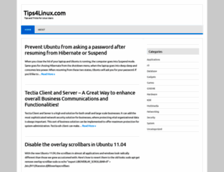 tips4linux.com screenshot