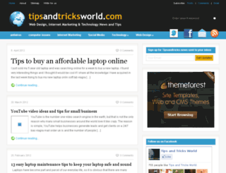 tipsandtricksworld.com screenshot