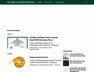 tipsbelajarmatematika.com screenshot