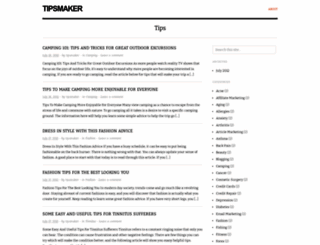 tipsmaker.wordpress.com screenshot