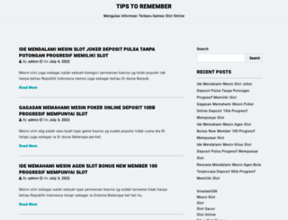 tipstoremember.com screenshot