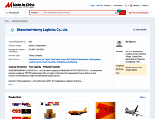 tiptop-logistics.en.made-in-china.com screenshot