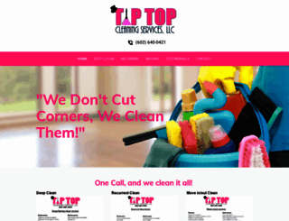 tiptopcleaningservicesllcaz.com screenshot