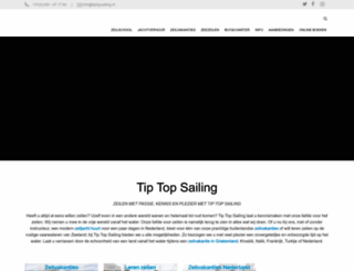 tiptopsailing.nl screenshot