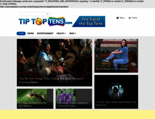 tiptoptens.com screenshot
