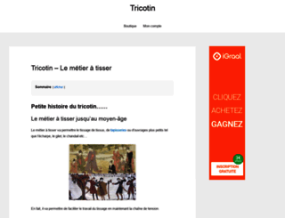 tiptoptricot.com screenshot