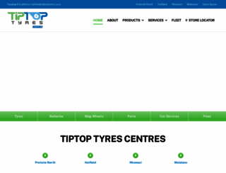 tiptoptyres.co.za screenshot