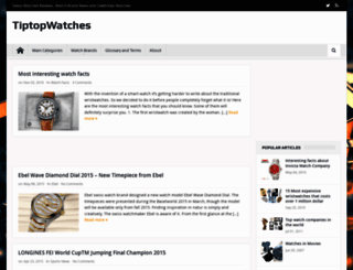 tiptopwatches.com screenshot