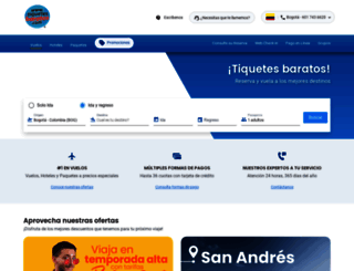 tiquetesbaratos.com screenshot