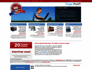 tirage-photo.com screenshot