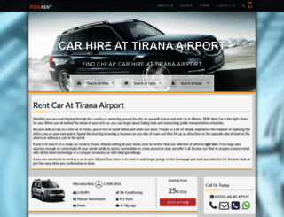 tiranaairportcarrental.com screenshot
