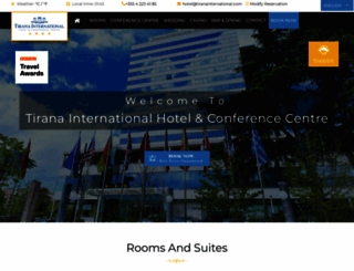 tiranainternational.com screenshot