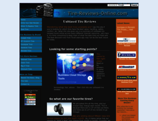 tire-reviews-online.com screenshot