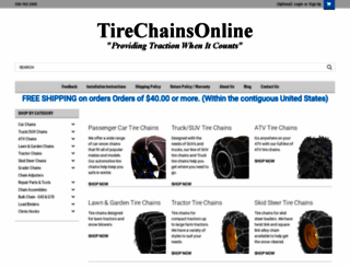 tirechainsupply.com screenshot