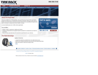 tirerackfleet.com screenshot
