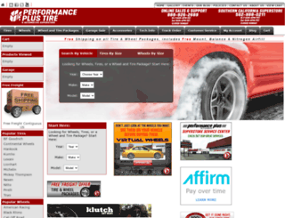 tires.performanceplustire.com screenshot