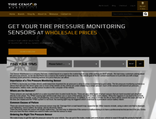 tiresensorwarehouse.com screenshot