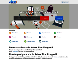 tiruchirappalli.adeex.in screenshot
