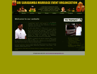 tirumalassmarriageorganization.com screenshot