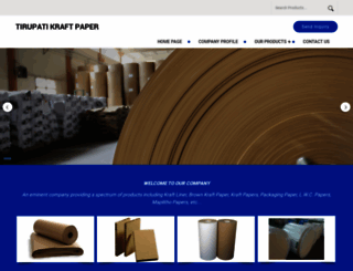 tirupatikraftpaper.com screenshot