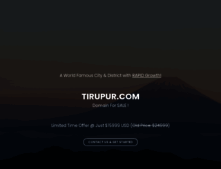 tirupur.com screenshot