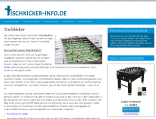 tischkicker-info.de screenshot