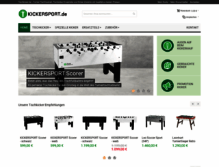 tischkicker.com screenshot