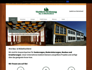 tischlerei-brokmann.de screenshot