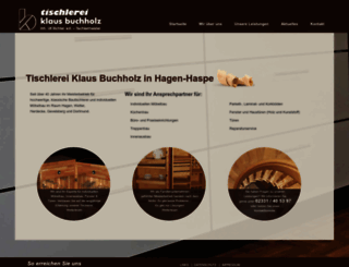 tischlerei-buchholz.de screenshot