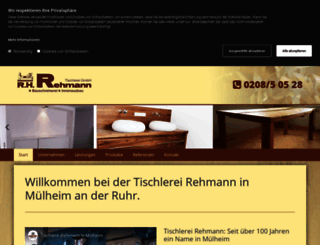 tischlerei-rehmann.de screenshot