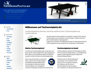 tischtennisplatte.biz screenshot