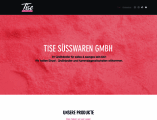 tise-suesswaren.de screenshot