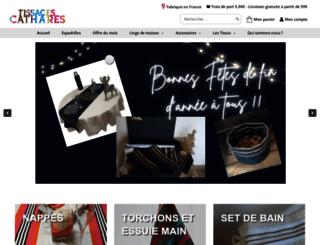 tissages-cathares.fr screenshot