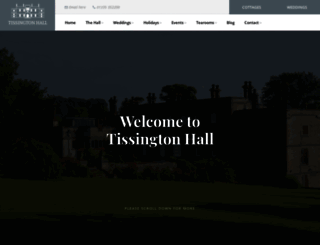 tissingtonhall.co.uk screenshot