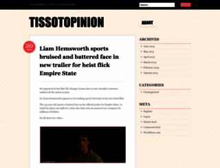 tissotopinion.wordpress.com screenshot