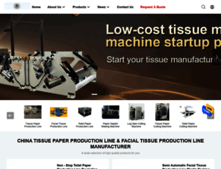 tissuepaperproductionline.com screenshot