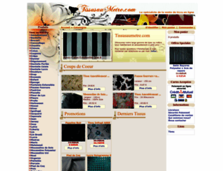 tissusaumetre.com screenshot