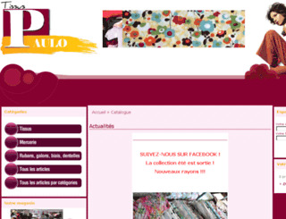 tissuspaulo.fr screenshot