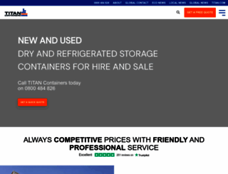 titancontainers.co.nz screenshot