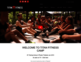 titanfitnesscamp.com screenshot