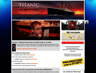 titanic-expo.com screenshot