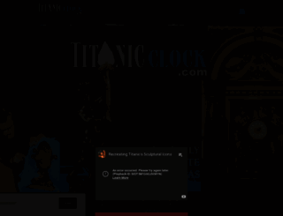 titanicclock.com screenshot