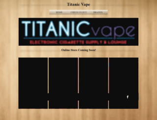 titanicvape.com screenshot
