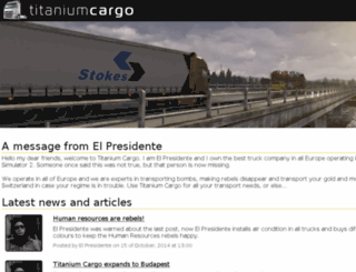 titanium-cargo.com screenshot