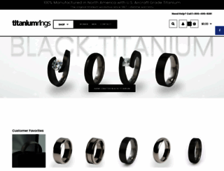 titaniumrings.com screenshot