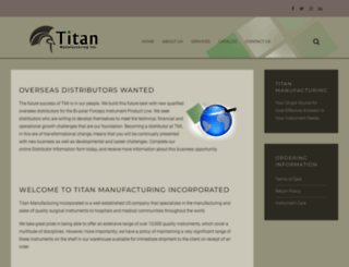 titanmfg.com screenshot